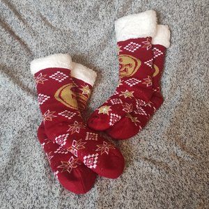2 pairs 49ers Slipper Socks NWOT